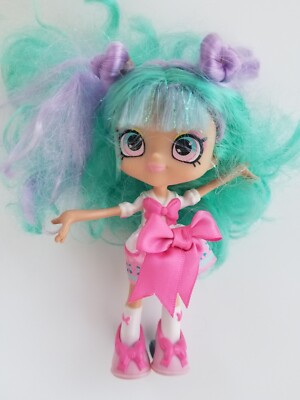 Wild Style Bella Shopkins Doll Bow Lavender Teal Hair 5''