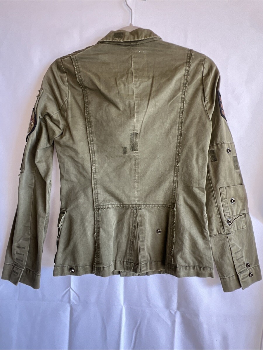 Zadig Voltaire Army Green Jacket Size XS | eBay
