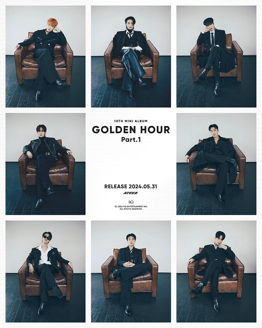 ATEEZ GOLDEN HOUR:PART.1 10th Mini Album DIGIPAK Ver/CD+