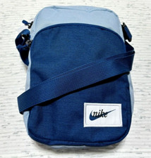 Borsa a tracolla messenger Nike Sportswear HERITAGE CROSSBODY BLU BA5809-440 nuova con etichette