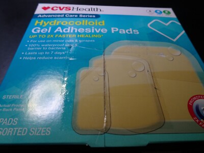 CVS Health Hydrocolloid Gel Adhesive Pads, 5 Pads, Assorted Sizes | eBay CVS Health Hydrocolloid Gel Adhesive Pads, 5 Pads, Assorted Sizes | eBay
