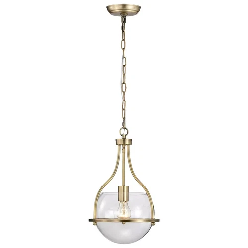 Amado 1 Light Pendant - 10 Inches - Vintage Brass Finish - 60-7815 - Picture 2 of 4