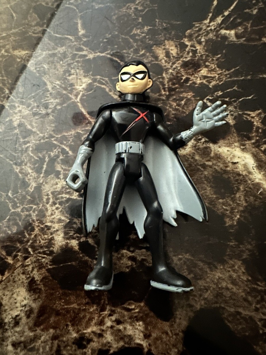 Teen Titans Figure - 2003 Unmasked Red X Robin - Bandai DC Comics