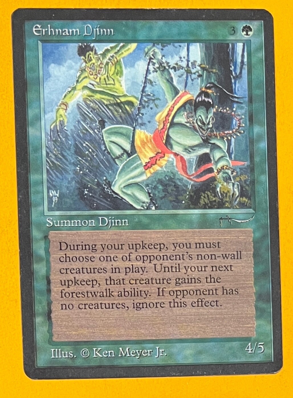 MTG ERHNAM DJINN Arabian Nights (OldManMTG 008-588)