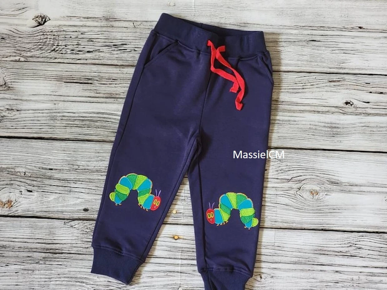 Boy Girl Birthday The Very Hungry Caterpillar Clothes Outfit Pants Jogger Bottom