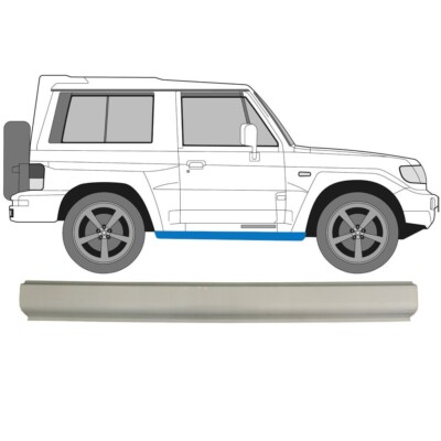 Für Hyundai Galloper 91-03 3 Tür 1x Schweller reparatur blech Rechts = Links
