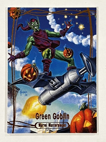2016 Marvel Masterpieces Orange #77 Green Goblin #45/99 Single Tier 3😍* - 第 1/2 張圖片