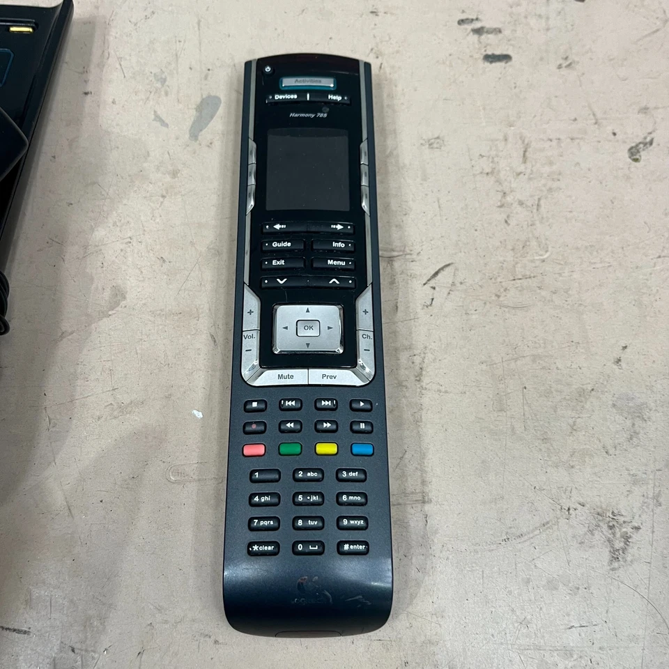 Logitech Harmony 785 Advanced Universal Remote As Is Untested For Parts Only - Image 4 of 4