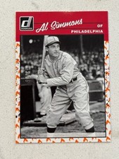 AL SIMMONS 2023 Panini Donruss Baseball Retro 1990 ON FIRE Parallel # 32/75