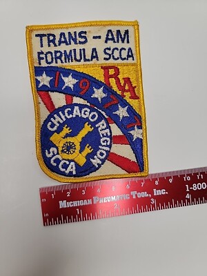 Vintage Trans-Am Formula RA 1977 Chicago Region SCCA Patch Sports Car ...