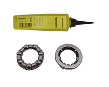 2x 20mm Kugelring / Fett Kugellager Kugelhalter 3/16"  f Vorderradnabe 7 Kugeln