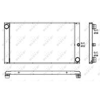KüHler WasserküHler FüR BMW 5Er Touring E61 525D 520D 530D 530Xd E60 535D E64