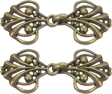 Cloak Clasp, Sew on Hooks and Eyes Vintage Cape Clasps, Sweater Shawl Collar Car