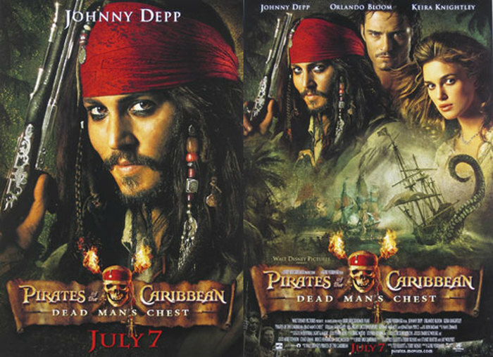 Pirates Of The Caribbean: Dead Man's Chest Original Mini Movie Poster