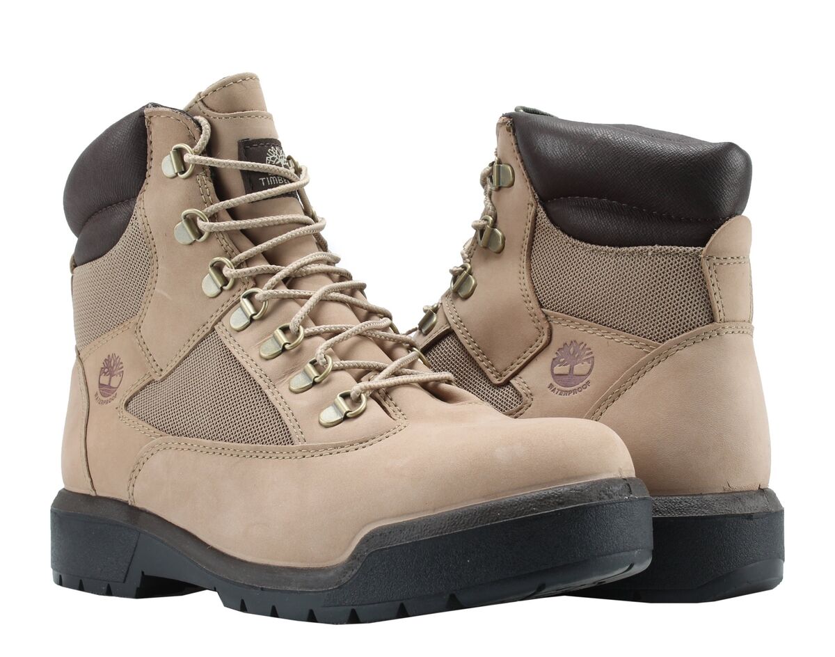 Timberland 6-Inch Waterproof Field Boot Medium Beige Nubuck Timberland 6-Inch Waterproof Field Boot Medium Beige Nubuck