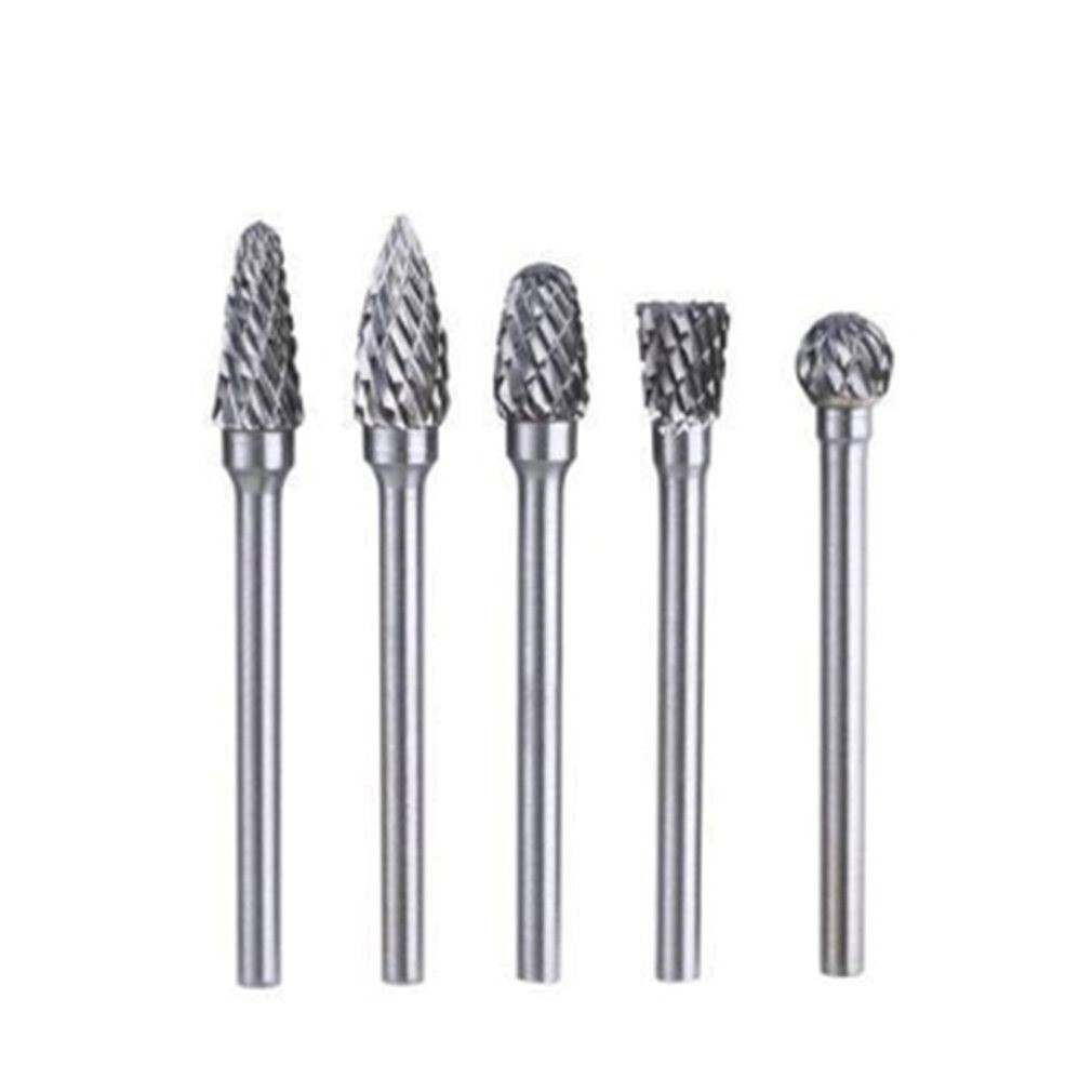 Tungsten Carbide Burr Drill Bits Set Milling Cutter For Dremel
