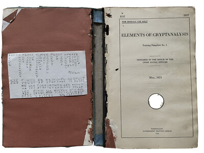 Elements Of Cryptanalysis Training Pamphlet No.3