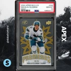 2024 UPPER DECK ICE #246 MACKLIN CELEBRINI GOLD PREMIERES RC ROOKIE /25 PSA 10