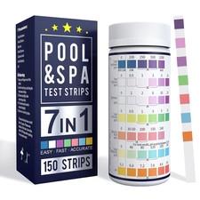 Hot Tub Test Strips 7 in 1, Pool Test Strips 150 Strips Pool SPA Test Kit Stri