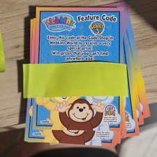 34X - WEBKINZ SERIES 3 FEATURE CODE CARDS 34 Card Lot New Unused Codes