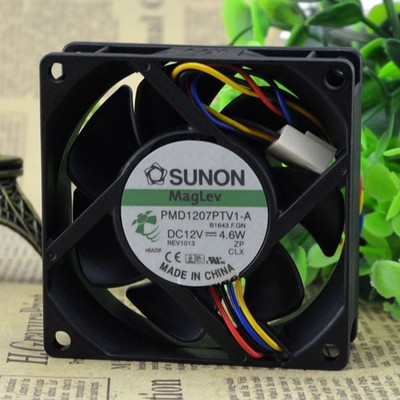 1 PCS New   PMD1207PTV1-A 12V 4.6W 7CM 7025 4-Wire PWM Cooling Fan #zn
