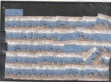 80 Stück Ecksberg gestempelt auf Steckkarte