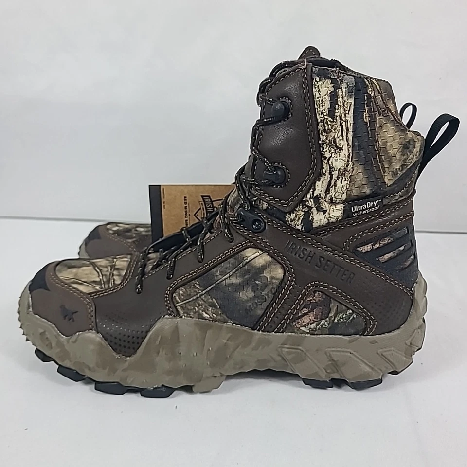 NEW Red Wing Irish Setter VaprTrek Woman's Waterproof Camo Hunting Boots Sz 9.5 - Image 4 of 4