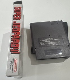 Super Jeopardy (Nintendo Entertainment System, 1991) NES Comes w/ Original Box