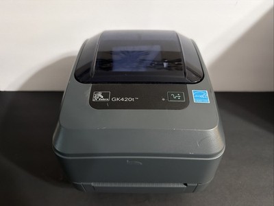 ZEBRA GK420t LABEL PRINTER WITH ROLL OF LABELS