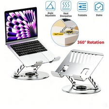 Adjustable Foldable Laptop Stand Aluminum Notebook Riser Computer Holder Desk