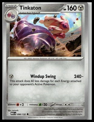 ME01: Mega Evolution #098/132 Tinkaton