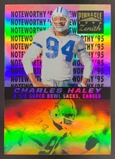 Charles Haley 1996 Pinnacle Zenith Noteworthy '95 Cowboys