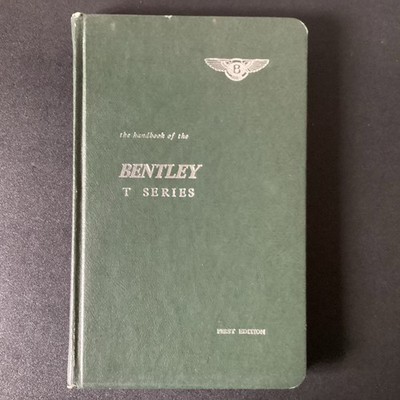 Owner's Manual Handbook Bentley T-Series 1965 Rare Green First Edition