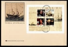 DR WHO 1985 AUSTRALIA FDC TERRA AUSTRALIS EXPLORER S/S LR68413