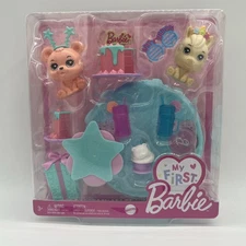 My First Barbie Birthday Barbie Accessories Pack Pet and Accessories - Brand New