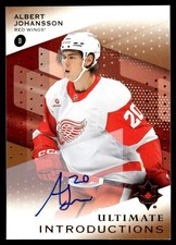 2024-25 Upper Deck Ultimate Collection Introductions Auto Albert Johansson