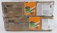 BIC Round Stic Xtra Life Black Ballpoint Pens, Medium Point (1.0mm), 800-Count