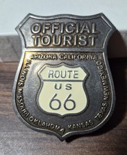 Insignia Oficial Turística Ruta 66 Vintage