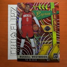 2019-20 Panini Donruss Optic - Express Lane Russell Westbrook #7 Red Wave Prizm