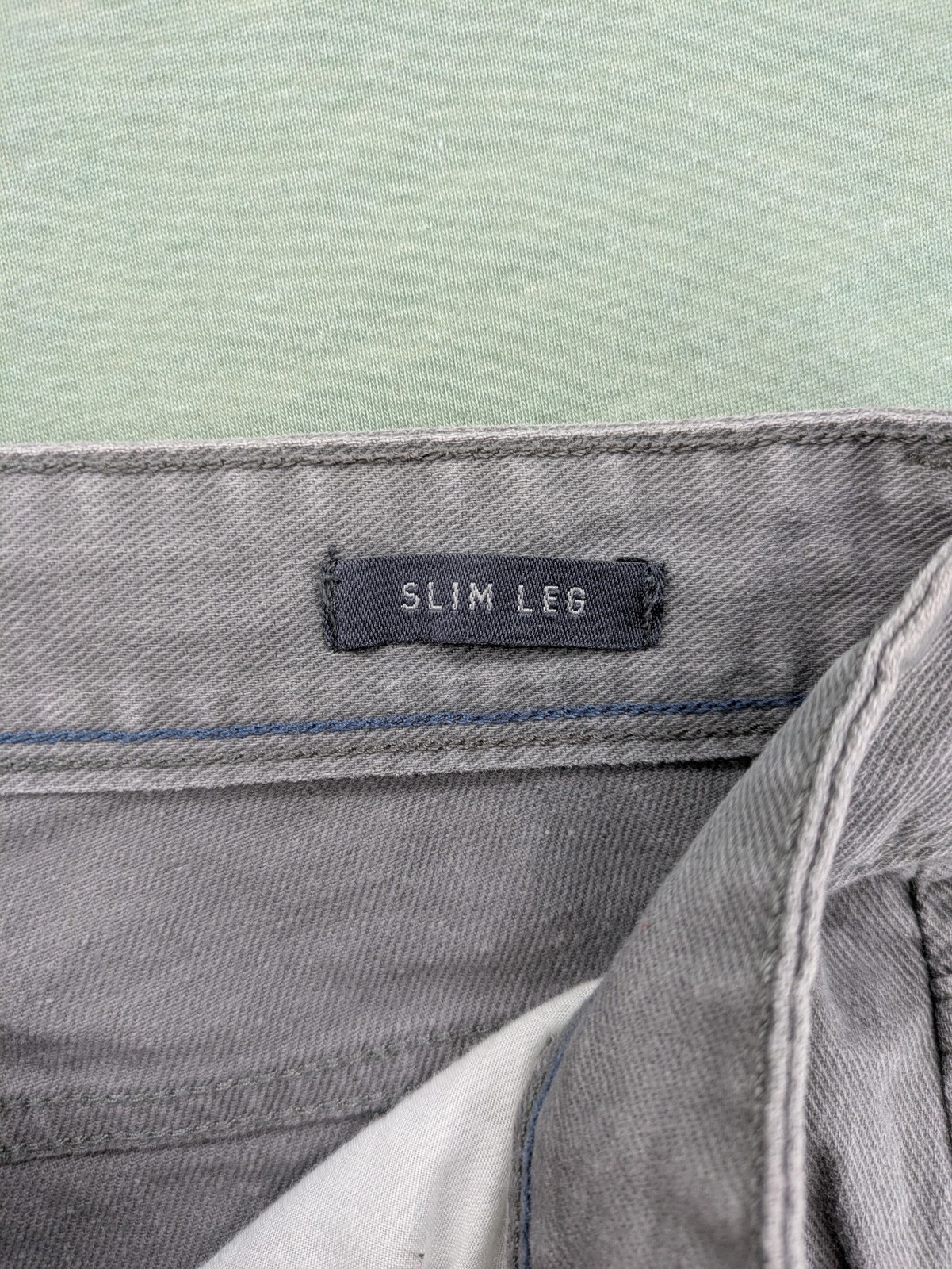 Angelo Litrico Herren Jeans Slim Leg W32 L32 grau Stretch Hose Baumwolle image 10