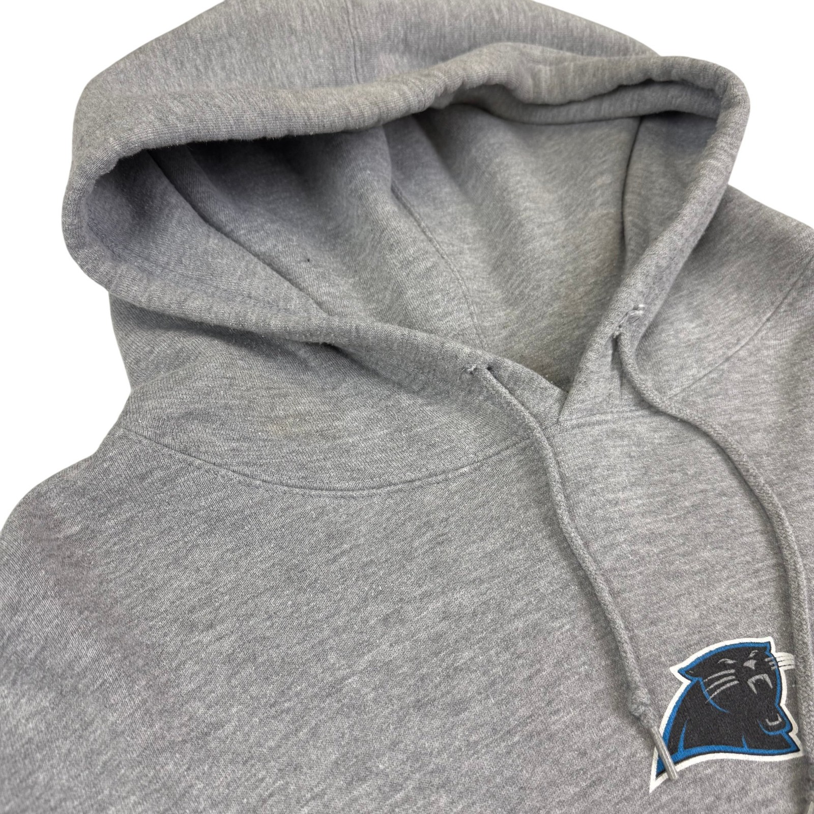 Reebok Panthers Hoodie Mens XXXL Y2K NFL American Football Sweatshirt Grey image 5