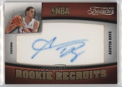 2009-10 Timeless Treasures Recruits Silver 14/25 Austin Daye Rookie Auto RC fm0