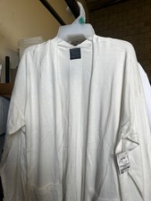 Women's plus sizes Cardigan Sweater, White knitted cardigan jacket