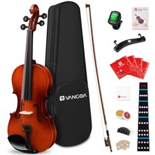 1/4 Violin for Kids Fiddle Set, Starter Acoustic Violins for Beginner Child 4...
