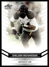 2013 Leaf Draft Sheldon Richardson Missouri Tigers #64