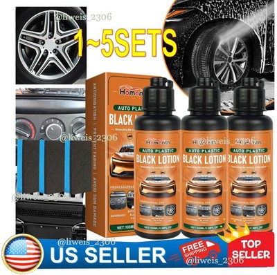 Auto Plastic Black Lotion, Black Lotion Auto Plastic, Plastic Restorer for Cars