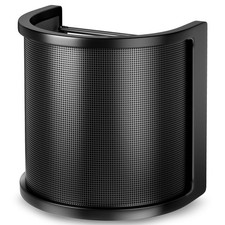 Upgraded 3-Layer Pop Filter Mic Shield for Vocal Recording  Streaming