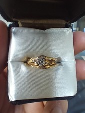 .25ct Diamond Engagement Ring 14ct Gold Wedding Band Eternity Ring 3 exquisite