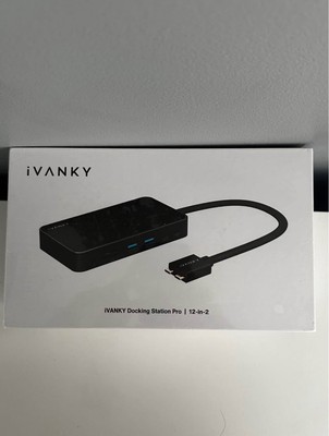 iVANKY 12 in 2 Dual 4K@60Hz USB C Docking Station for MacBook Pro (VCD01) - New