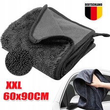 XXL 60x90CM Saugstarkes Auto Trockentuch Twist Towel Mikrofasertuch Autopflege